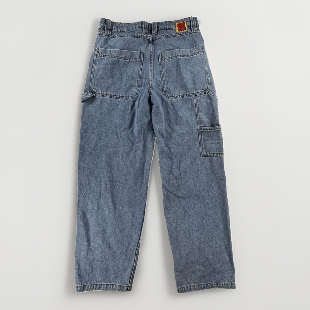 Empyre Relax Jeans Mens 30x29 Y2K Wide Leg Carpenter Skater Denim Blue - Picture 5 of 9